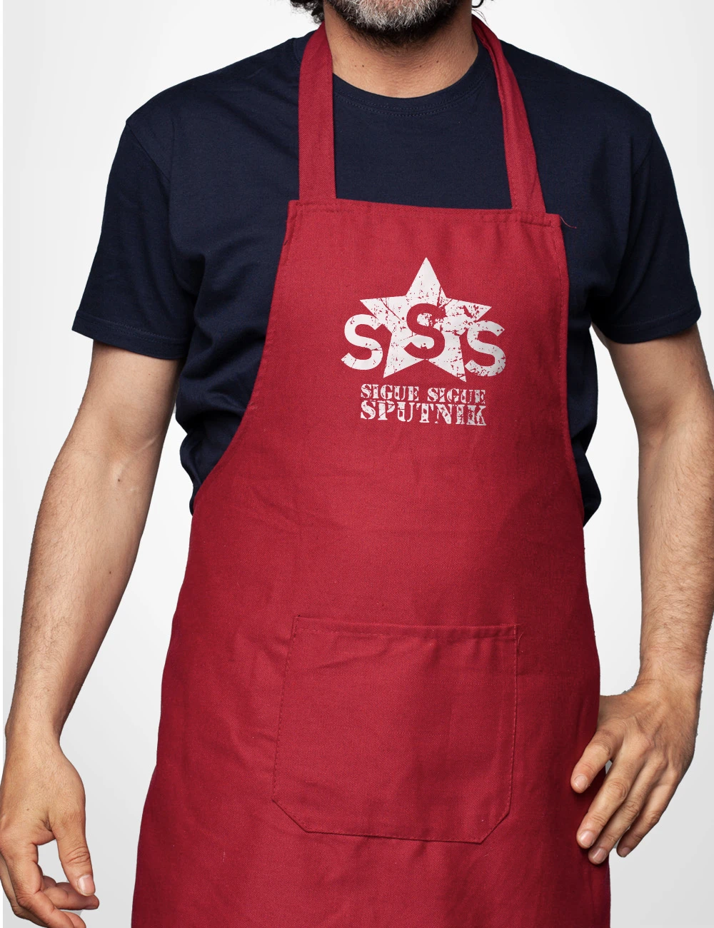 530 SIGUE SIGUE SPUTNIK DELANTAL ROJO A