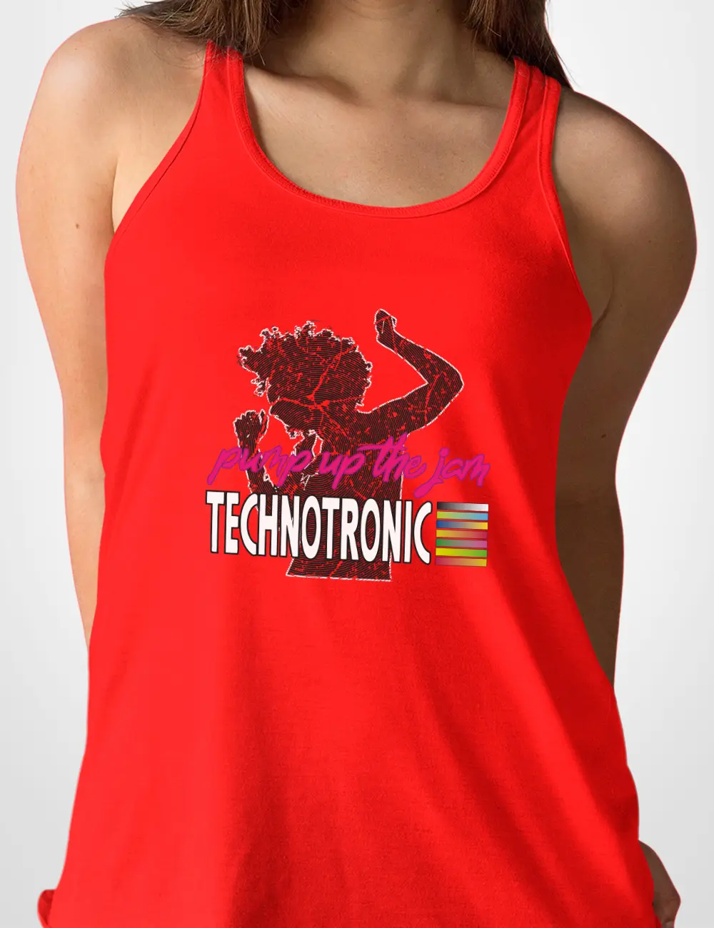 567 TECHNOTRONIC CAMISETA TIRANTES ROJO A