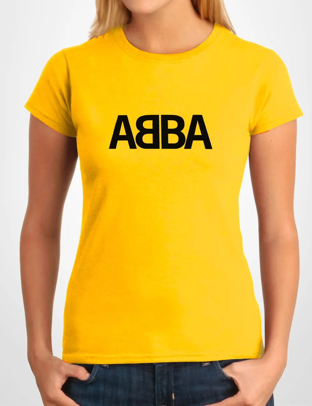569 ABBA CAMISETA CHICA AMARILLO A