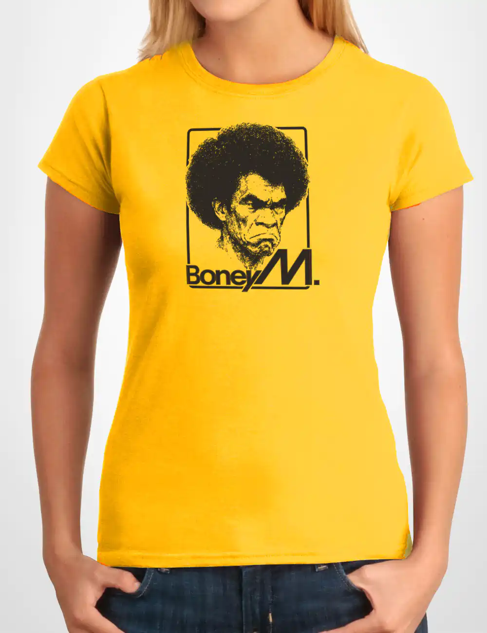 570 BONEY M CAMISETA CHICA AMARILLO A