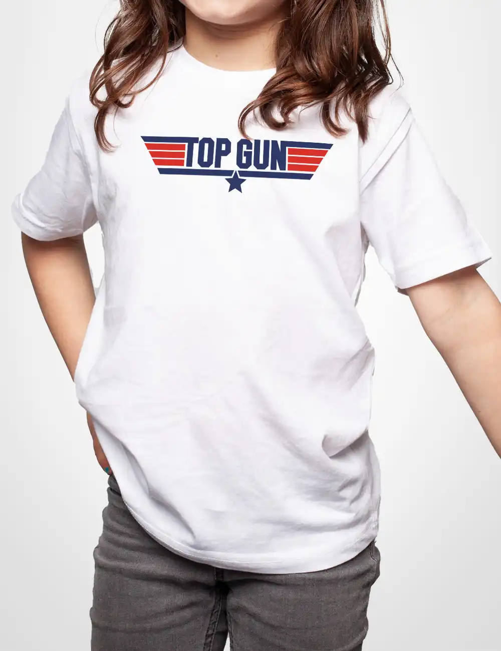 500 TOP GUN CAMISETA NINO BLANCO B