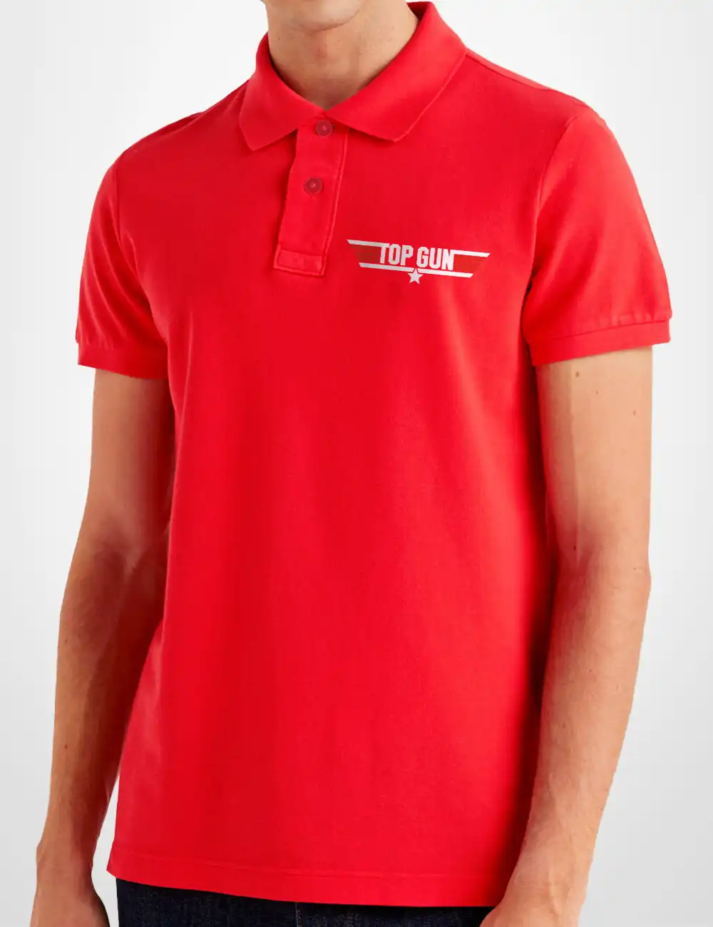 500 TOP GUN POLO ROJO B