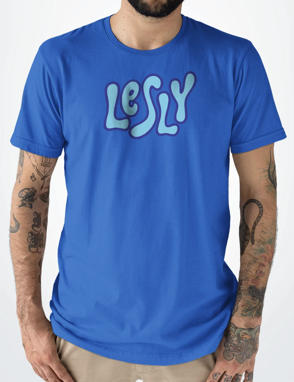 504 LESLY CAMISETA UNISEX AZULON A