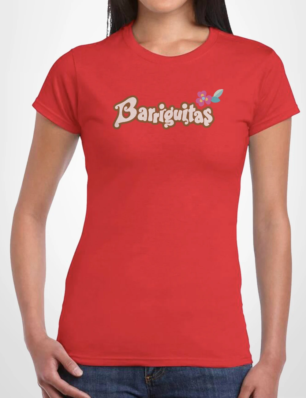 505 BARRIGUITAS CAMISETA CHICA ROJO A