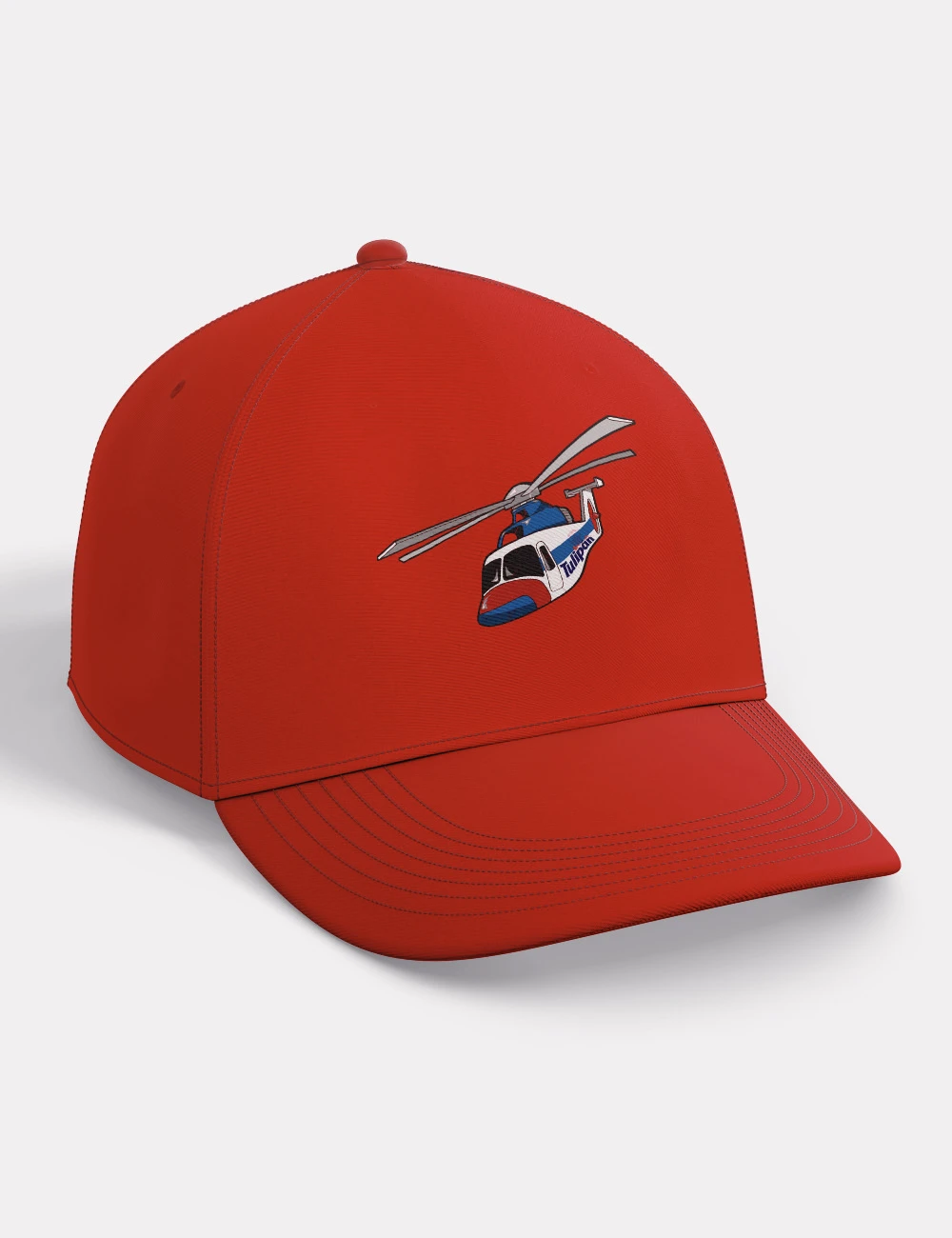 506 HELICOPTERO TULIPAN GORRA ROJO