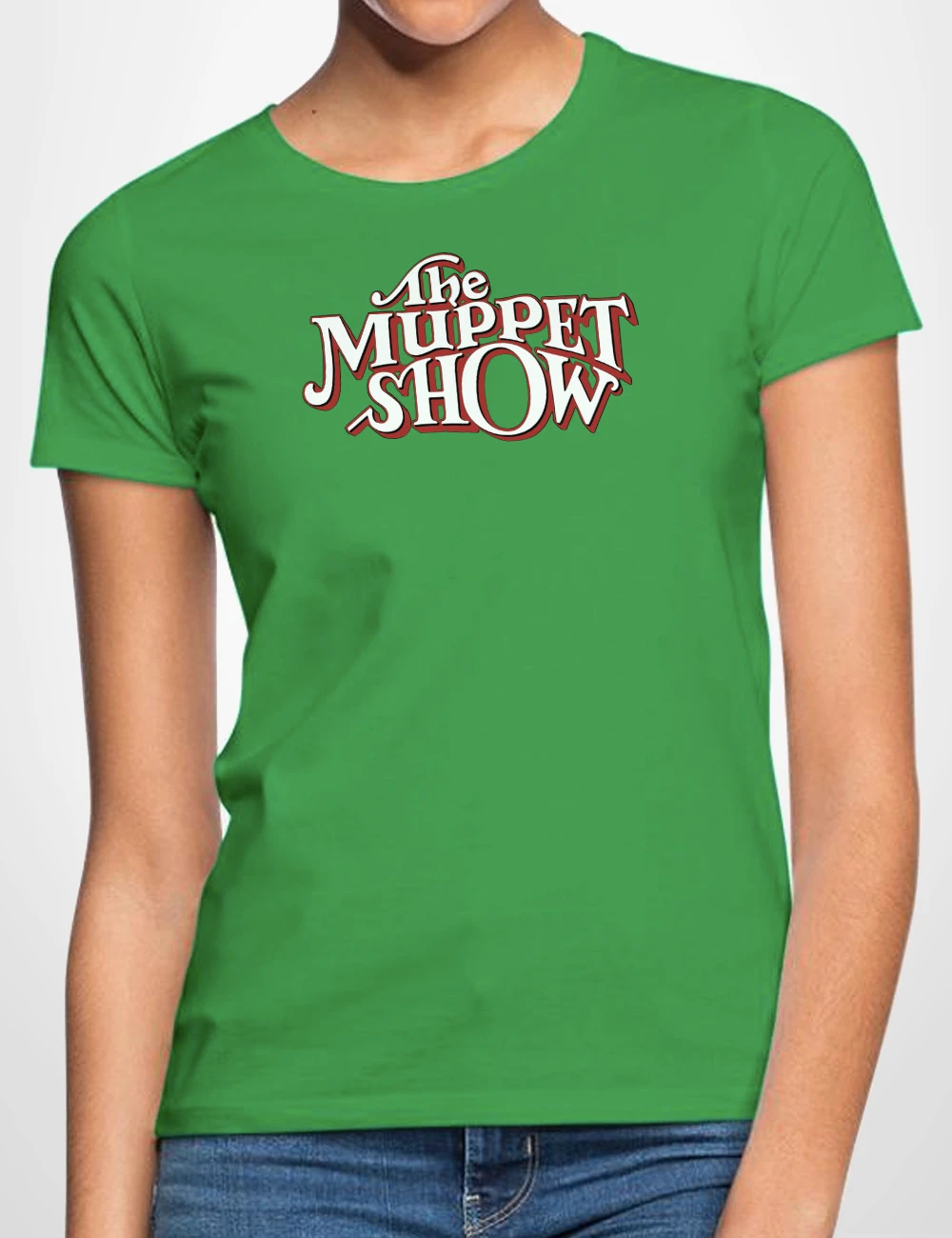 510 MUPPETS CAMISETA CHICA VERDE A