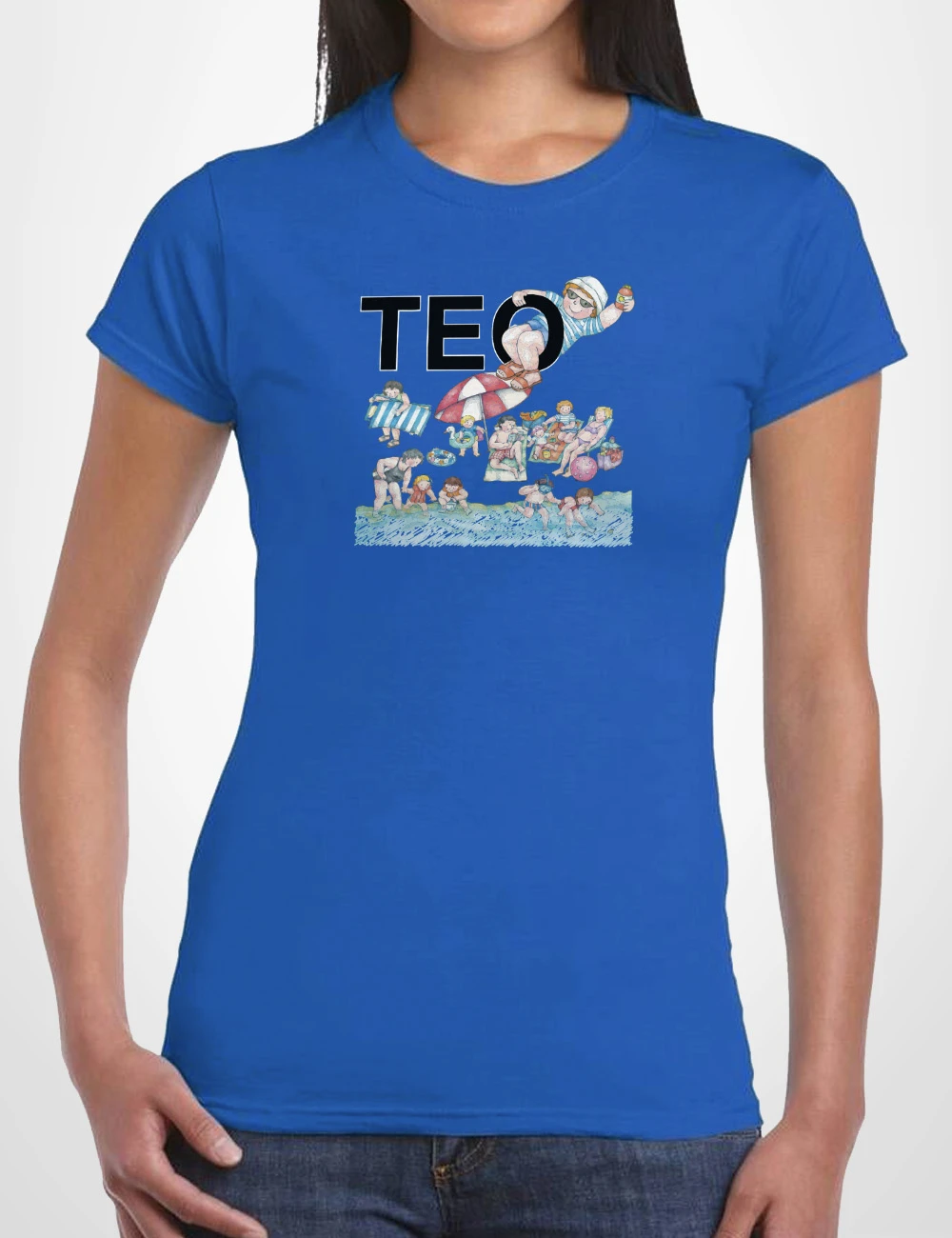 516 TEO CAMISETA CHICA AZULON A