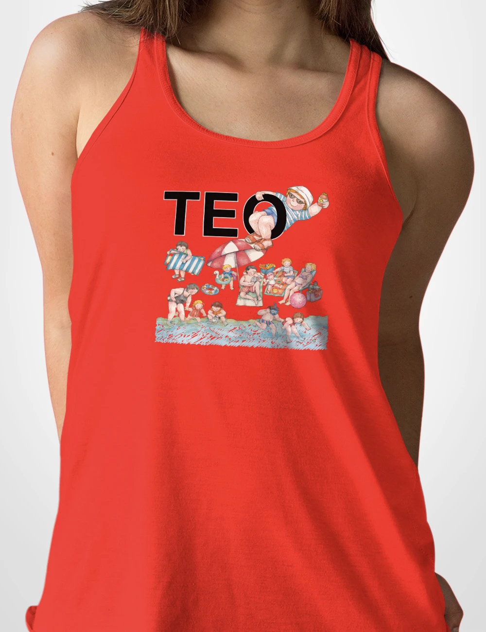 516 TEO CAMISETA TIRANTES ROJO A