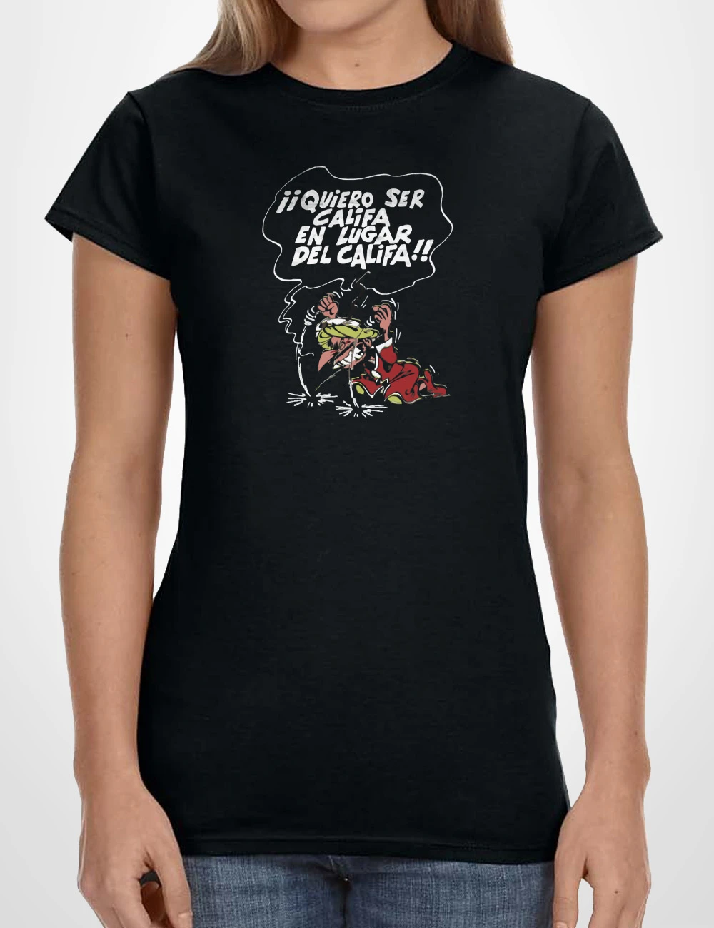 518 IZNOGUD CAMISETA CHICA NEGRO A