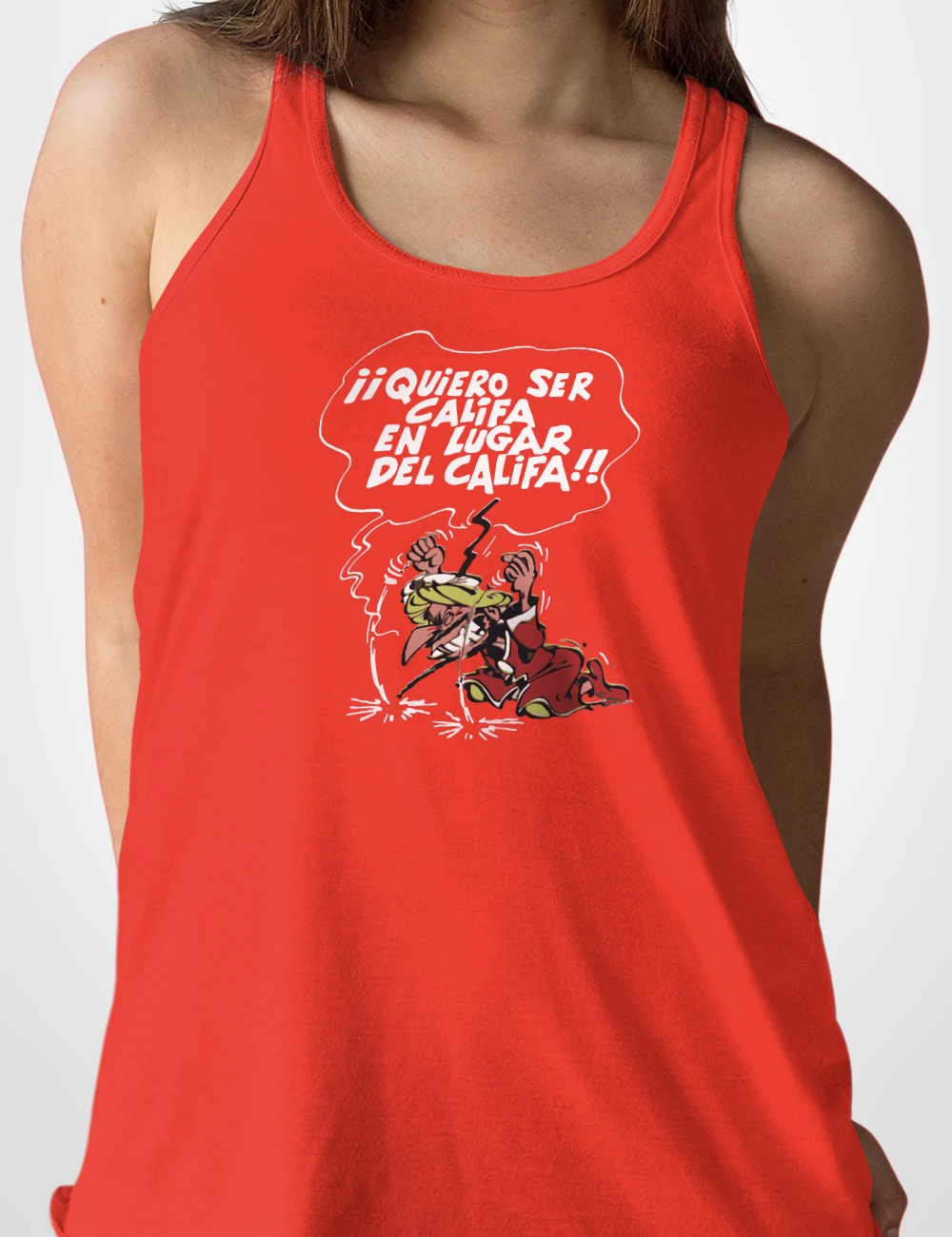 518 IZNOGUD CAMISETA TIRANTES ROJO A
