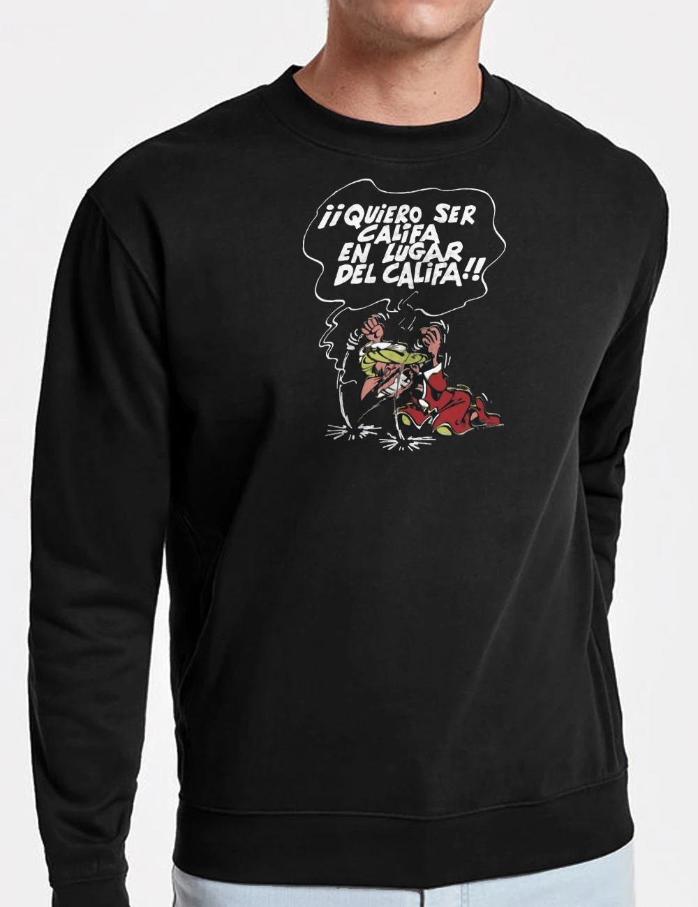 518 IZNOGUD SUDADERA NEGRO A