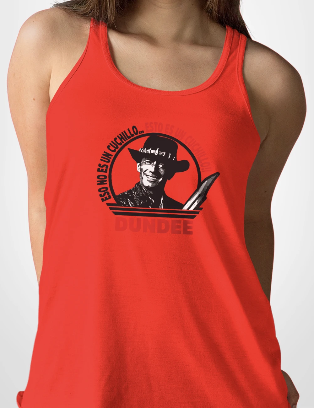 525 COCODRILO DUNDEE CAMISETA TIRANTES ROJO A