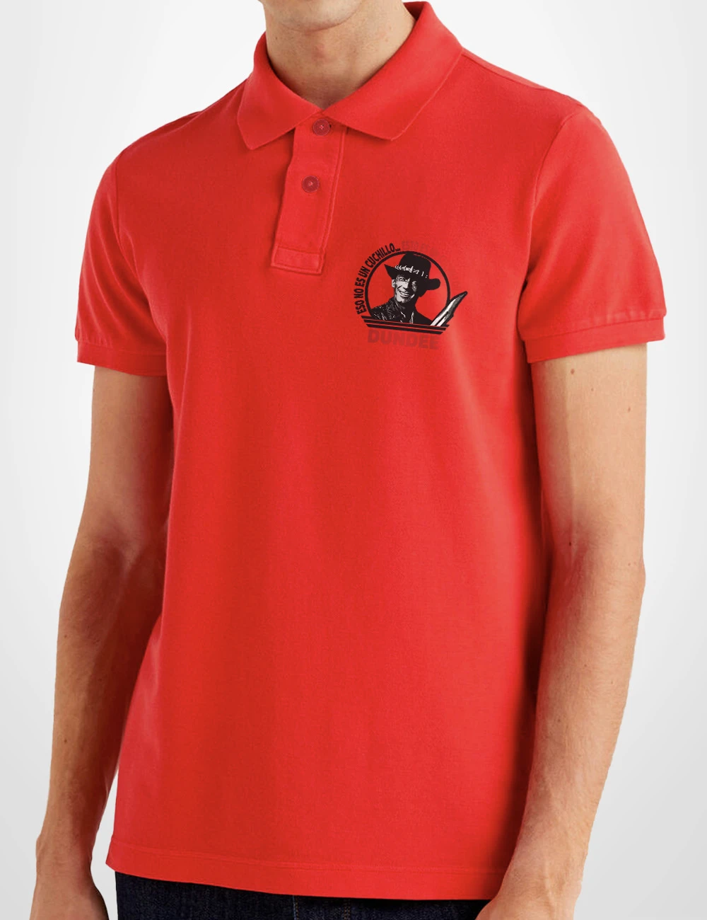 525 COCODRILO DUNDEE POLO ROJO B