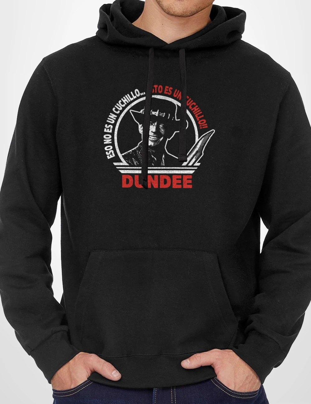 525 COCODRILO DUNDEE SUDADERA CAPUCHA NEGRO A