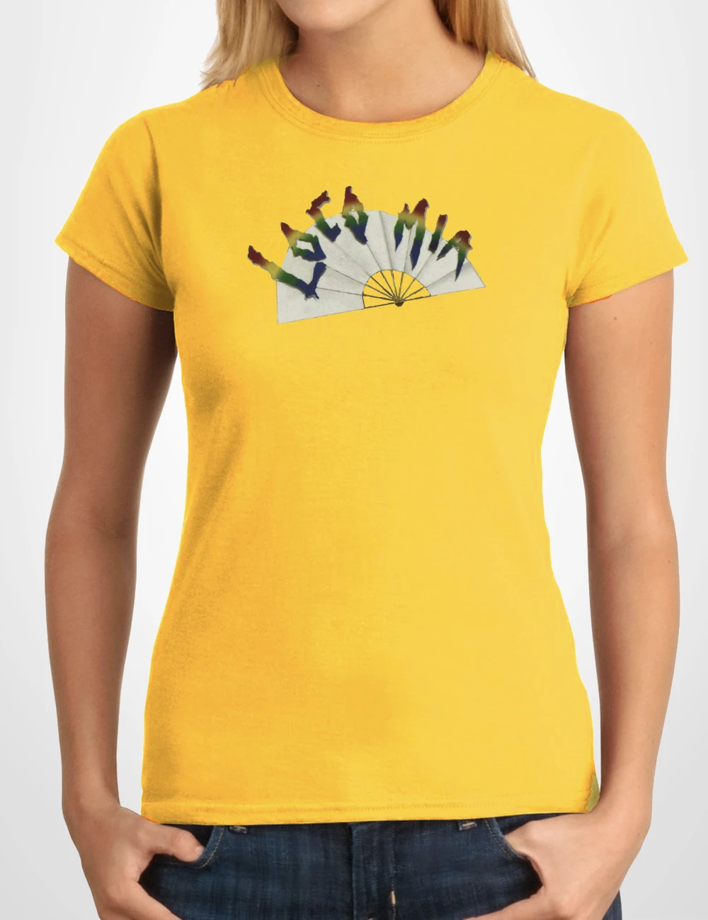 527 LOCOMIA CAMISETA CHICA AMARILLO A