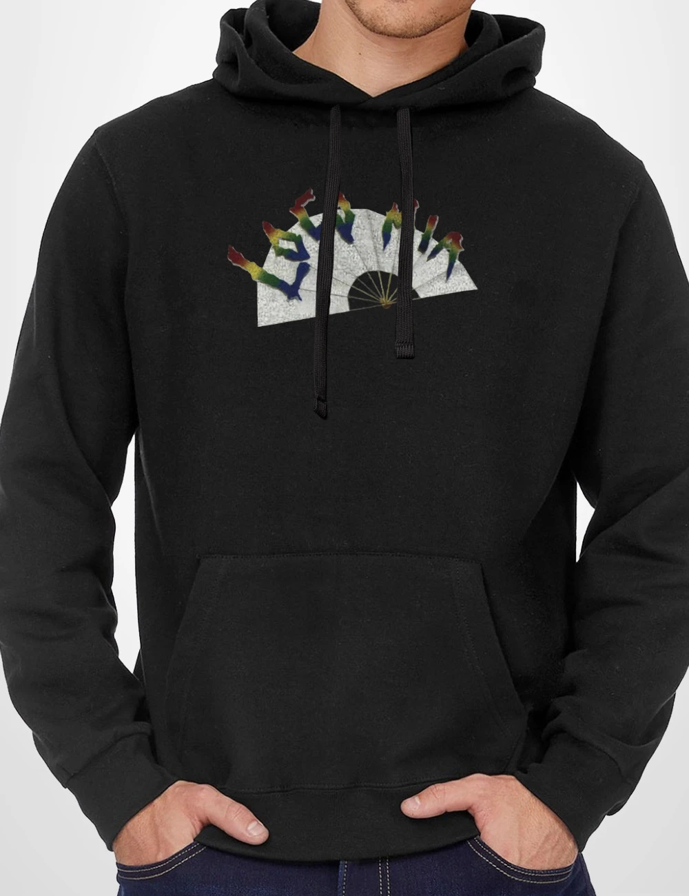 527 LOCOMIA SUDADERA CAPUCHA NEGRO A