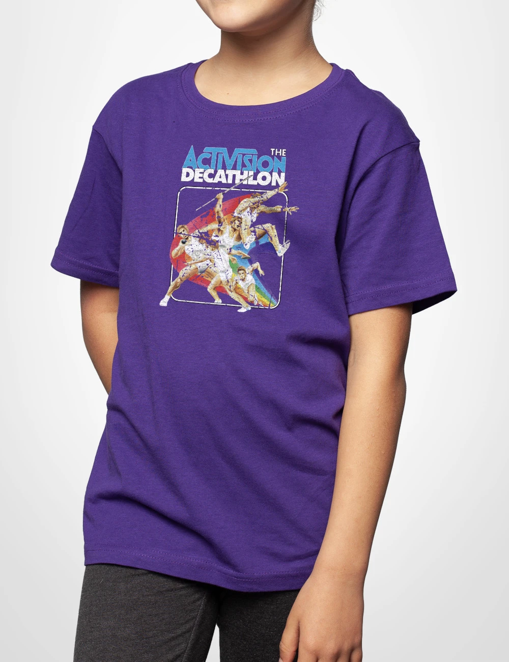 529 DECATHLON CAMISETA NINO MORADO B