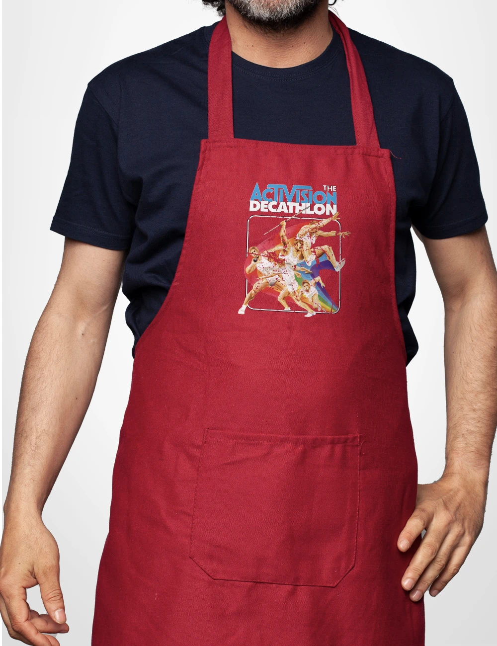 529 DECATHLON DELANTAL ROJO A