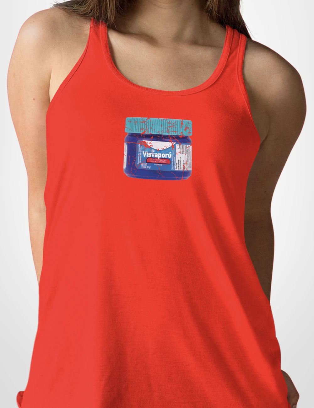 532 VISVAPORU CAMISETA TIRANTES ROJO A