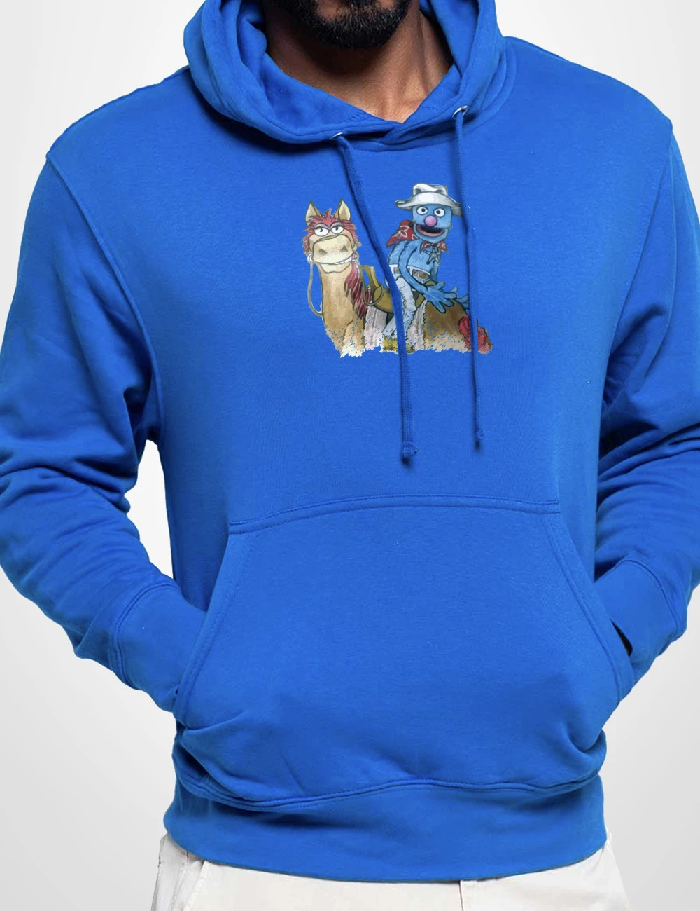 533 JACA PACA SUDADERA CAPUCHA AZULON A