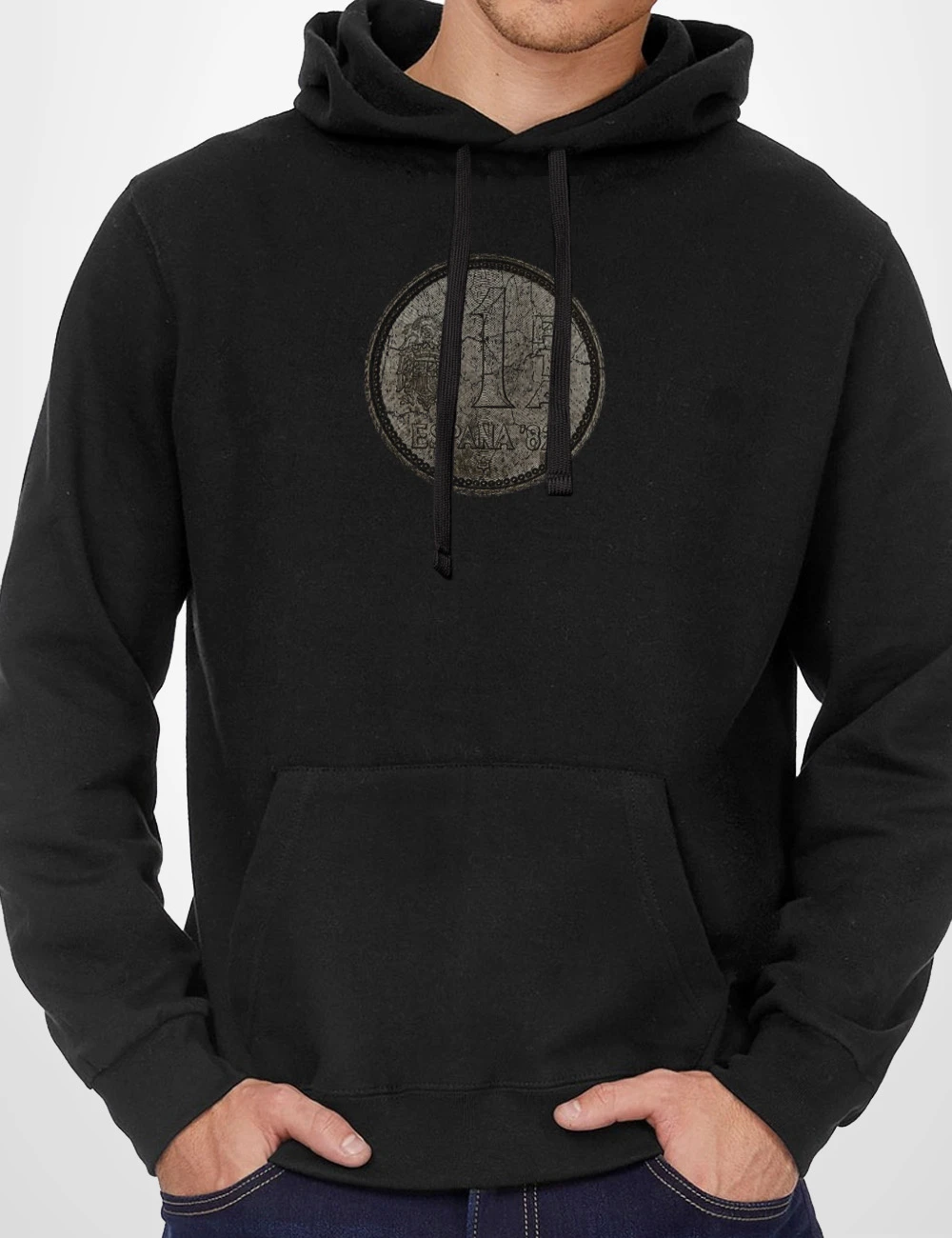 534 PESETA SUDADERA CAPUCHA NEGRO A