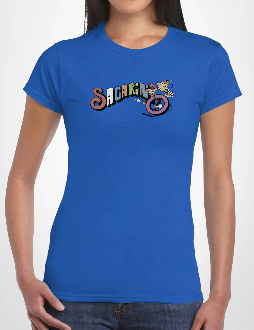 545 SACARINO 2 CAMISETA CHICA AZULON A