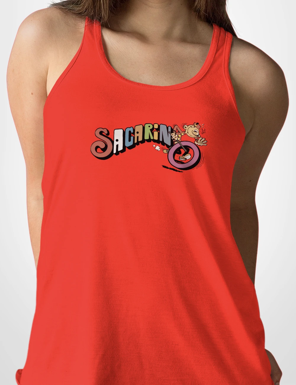 545 SACARINO 2 CAMISETA TIRANTES ROJO A