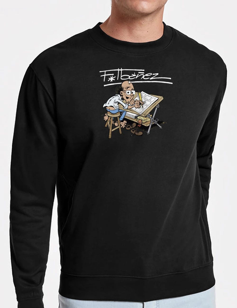 546 IBANEZ SUDADERA NEGRO A