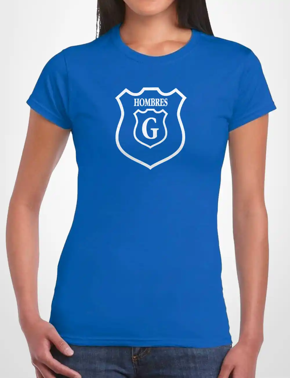 577 HOMBRES G CAMISETA CHICA AZULON A