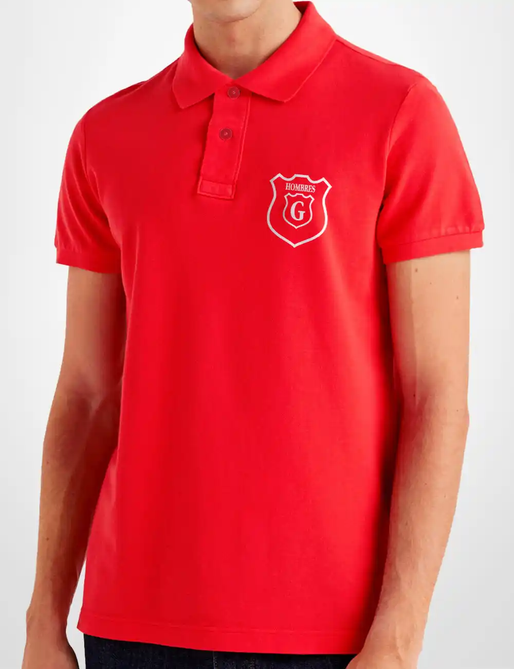 577 HOMBRES G POLO ROJO B