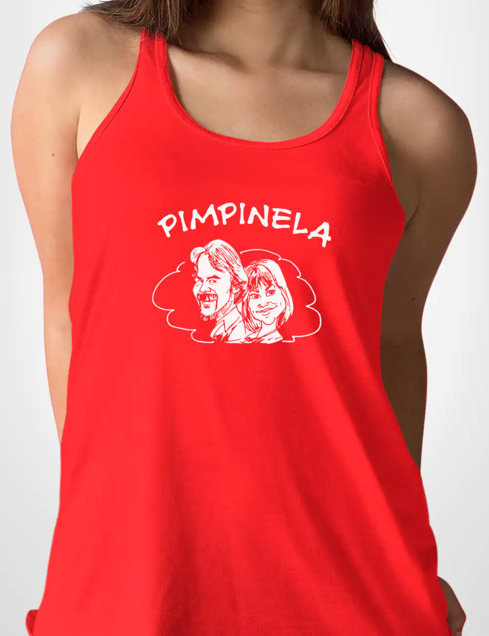 573 PIMPINELA CAMISETA TIRANTES ROJO A