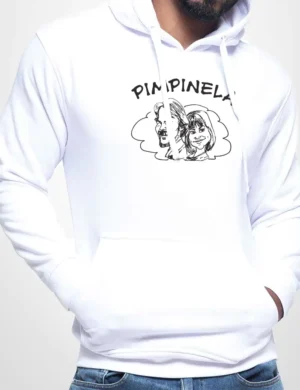 573 PIMPINELA SUDADERA CAPUCHA BLANCO A