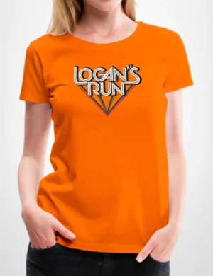 579 LOGANS RUN CAMISETA CHICA NARANJA A