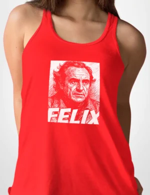 581 FELIX CAMISETA TIRANTES ROJO A