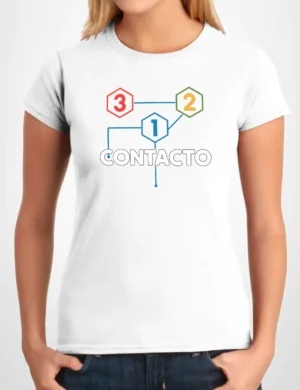 590 CONTACTO CAMISETA CHICA BLANCO A