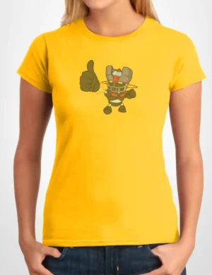 568 MAZINGER OK CAMISETA CHICA AMARILLO A