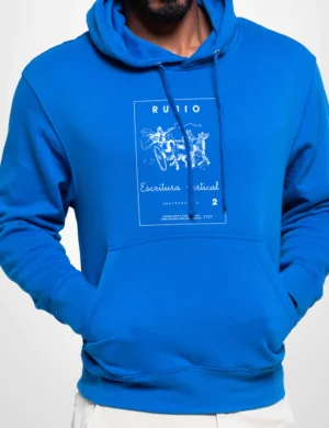 247 RUBIO SUDADERA CAPUCHA AZULON A