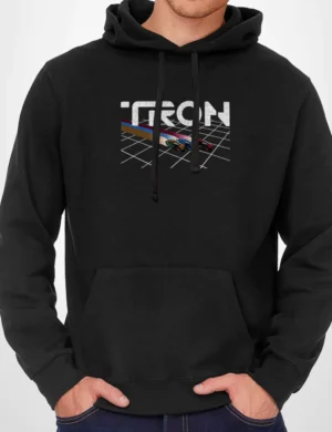 593 TRON SUDADERA CAPUCHA NEGRO A