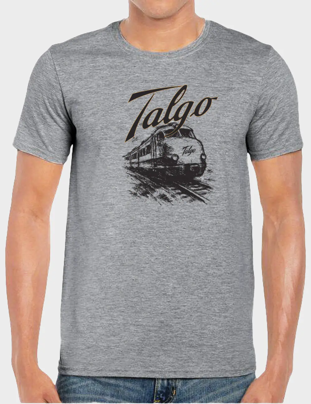 604 TALGO CAMISETA UNISEX CENIZA A