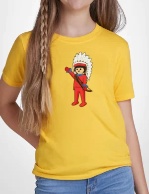613 CLICK INDIO CAMISETA NINO AMARILLO B