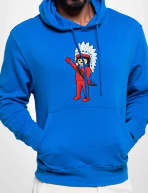 613 CLICK INDIO SUDADERA CAPUCHA AZULON A