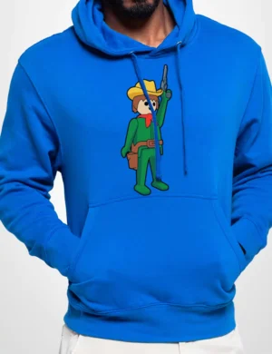 611 PLAYMOBIL COWBOY SUDADERA CAPUCHA AZULON A