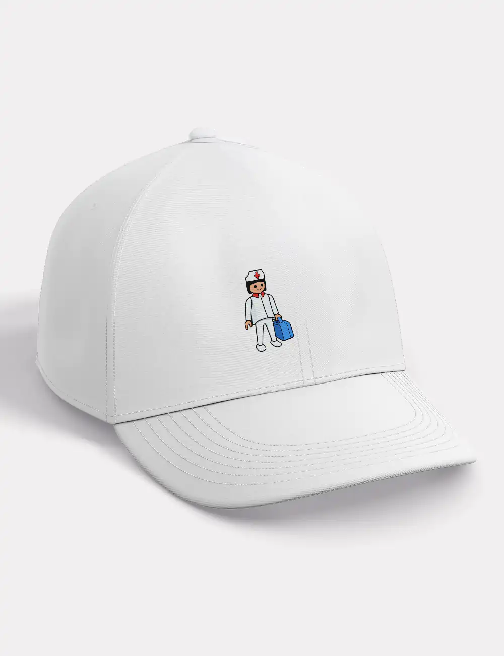 617 CLICK ENFERMERA GORRA BLANCO