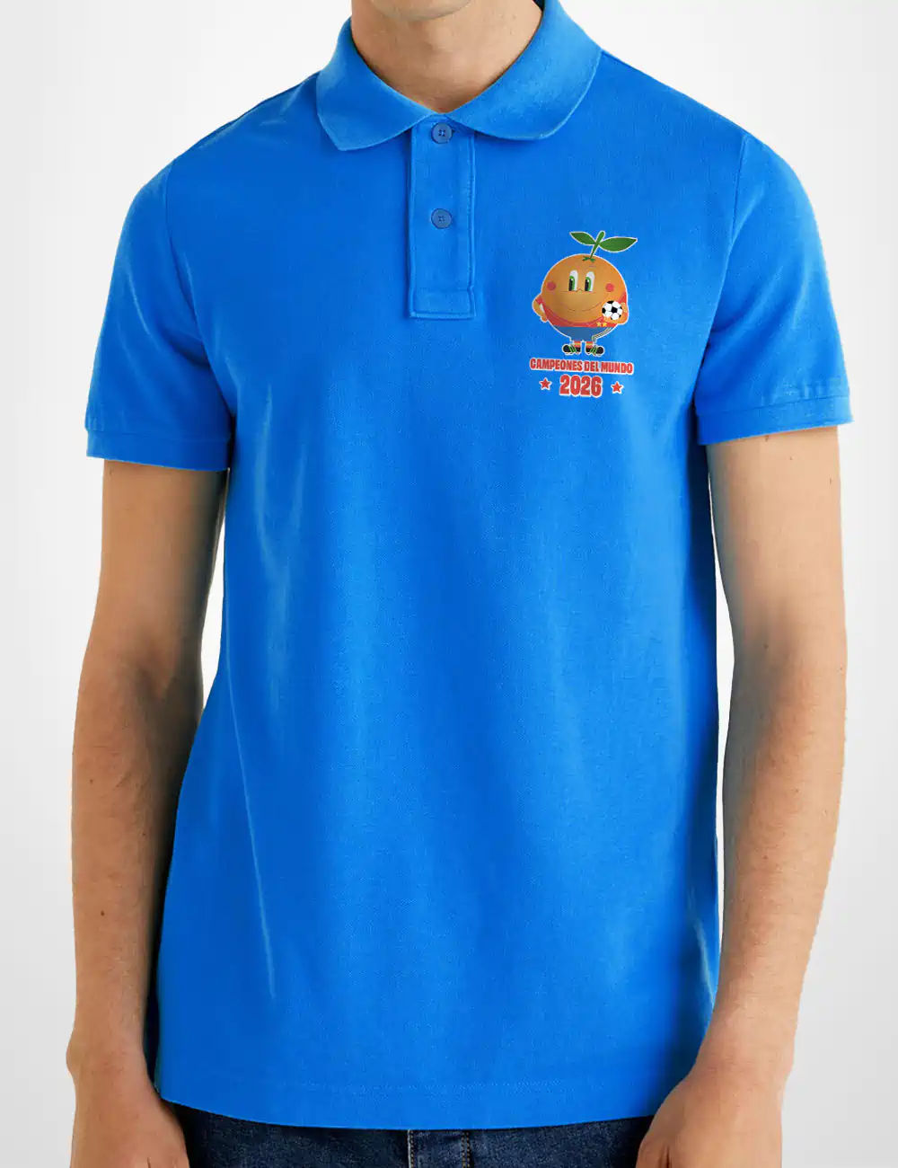 626 NARANJITO 2 ESTRELLAS POLO AZULON B