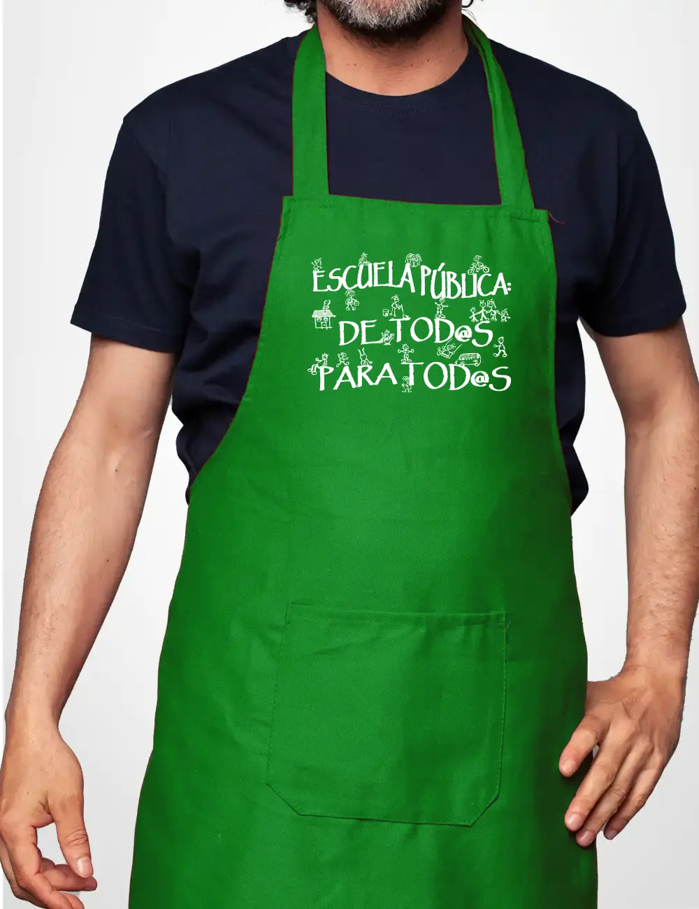 607 ESCUELA DELANTAL VERDE A